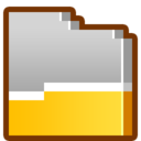 Folder   Gold Open