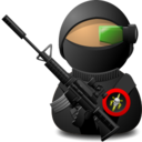 128x128 of Sniper Soldier with Weapon