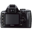128x128 of Nikon D40 back