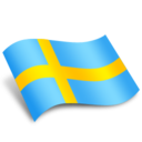 128x128 of Sweden Flag