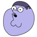 128x128 of Peter Griffin Blueberry head