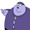 128x128 of Peter Griffin Blueberry zoomed