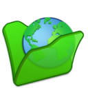 Folder green internet