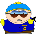 Cartman Cop zoomed