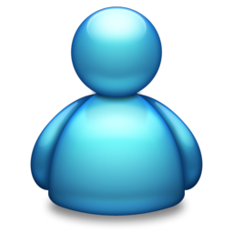 256x256 of Live Messenger blue