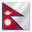 32x32 of Nepal flag