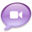 32x32 of iChat purple