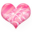 32x32 of Heart pink