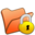 32x32 of Folder orange locked