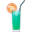 32x32 of RSS green cocktail