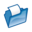 32x32 of Folder blue open