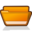 32x32 of folder orange open