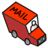48x48 of Little Red Mail Truck