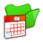 48x48 of Folder green scheduled tasks
