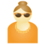 64x64 of Sunglass woman orange