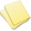 64x64 of Documents yellow