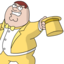 64x64 of Peter Griffen Tux zoomed