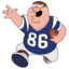 64x64 of Peter Griffin Football