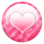 64x64 of Pink button heart