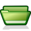64x64 of folder green open