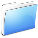 Aqua Stripped Folder Generic