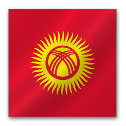 Full Size of Kyrgyzstan flag