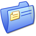 Folder Blue