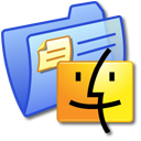 Folder Blue Mac