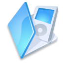 Folder ipod blue