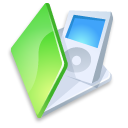 Folder ipod green