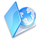 Folder web blue