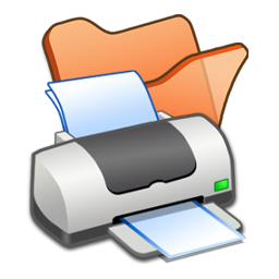 Full Size of Folder orange printer
