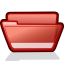 Full Size of folder red open